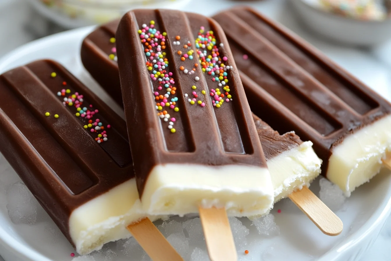 Eskimo Pie Popsicle recipe Homemade