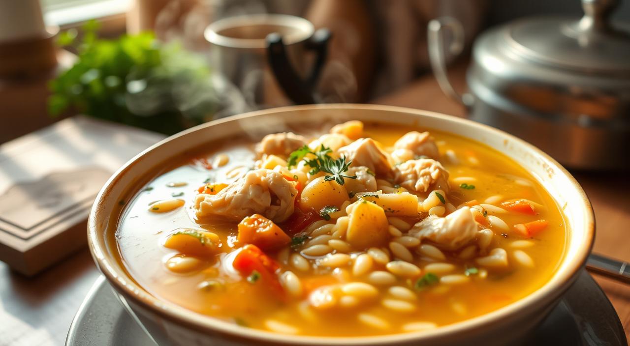 Chicken Orzo Soup