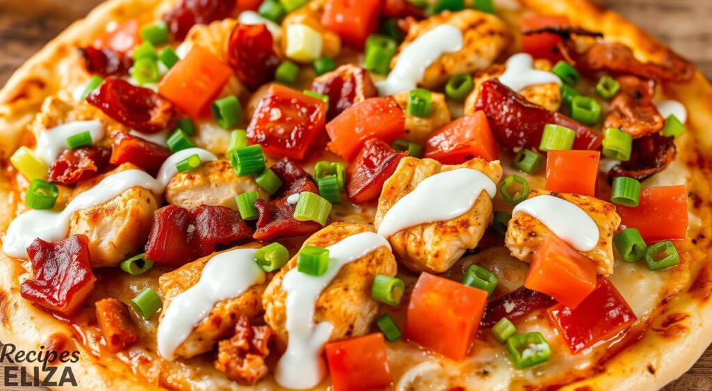 Chicken Bacon Ranch Pizza