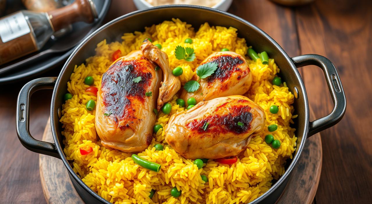 yellow chicken rice recipe